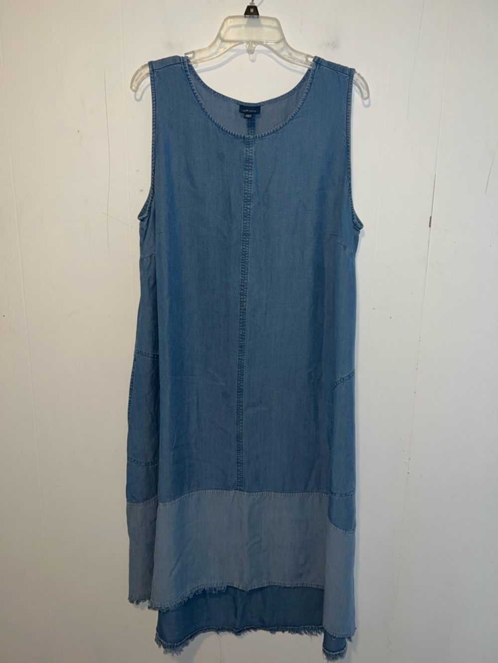 J. Jill Denim Sleeveless Chambray Top - Light Blue Size 2X 0408261